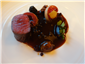 fallow deer with beetroot and red wine sauce